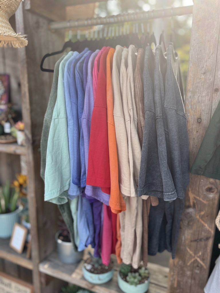 Orange, Mint "Don't you sweat it, baby" Oversized Drop-Shoulder T-Shirt – Plain Soft Unisex Tee