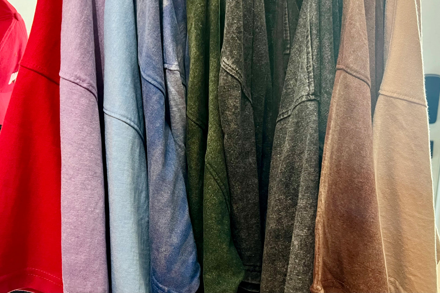 Red Oversized Loose Fitting Unisex T-Shirt