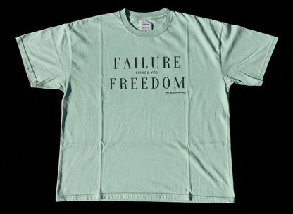 Mint "Failure brings you Freedom" Oversized Drop-Shoulder T-Shirt – Plain Soft Unisex Tee