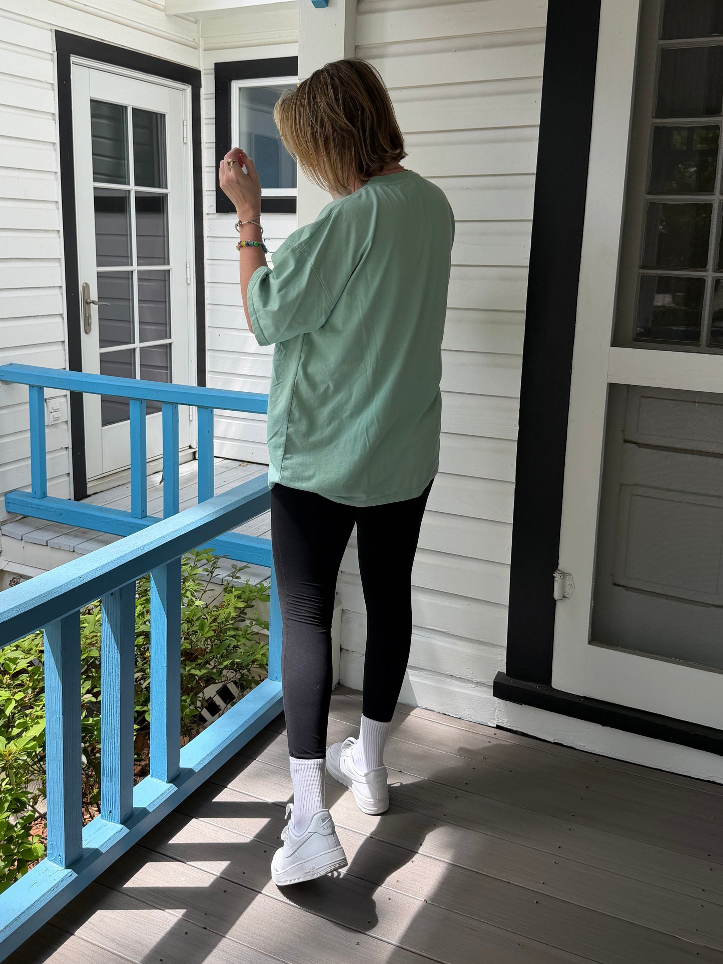 Fresh Mint Oversized Plain Soft Unisex Tee