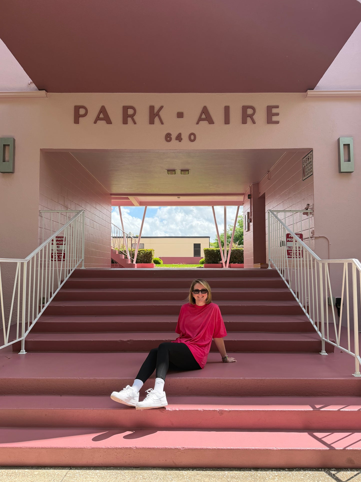 Sunset Pink Oversized Tee