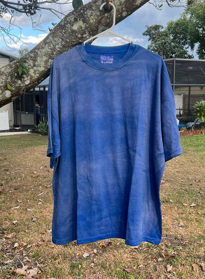 Blue Oversized Vintage T-Shirt.