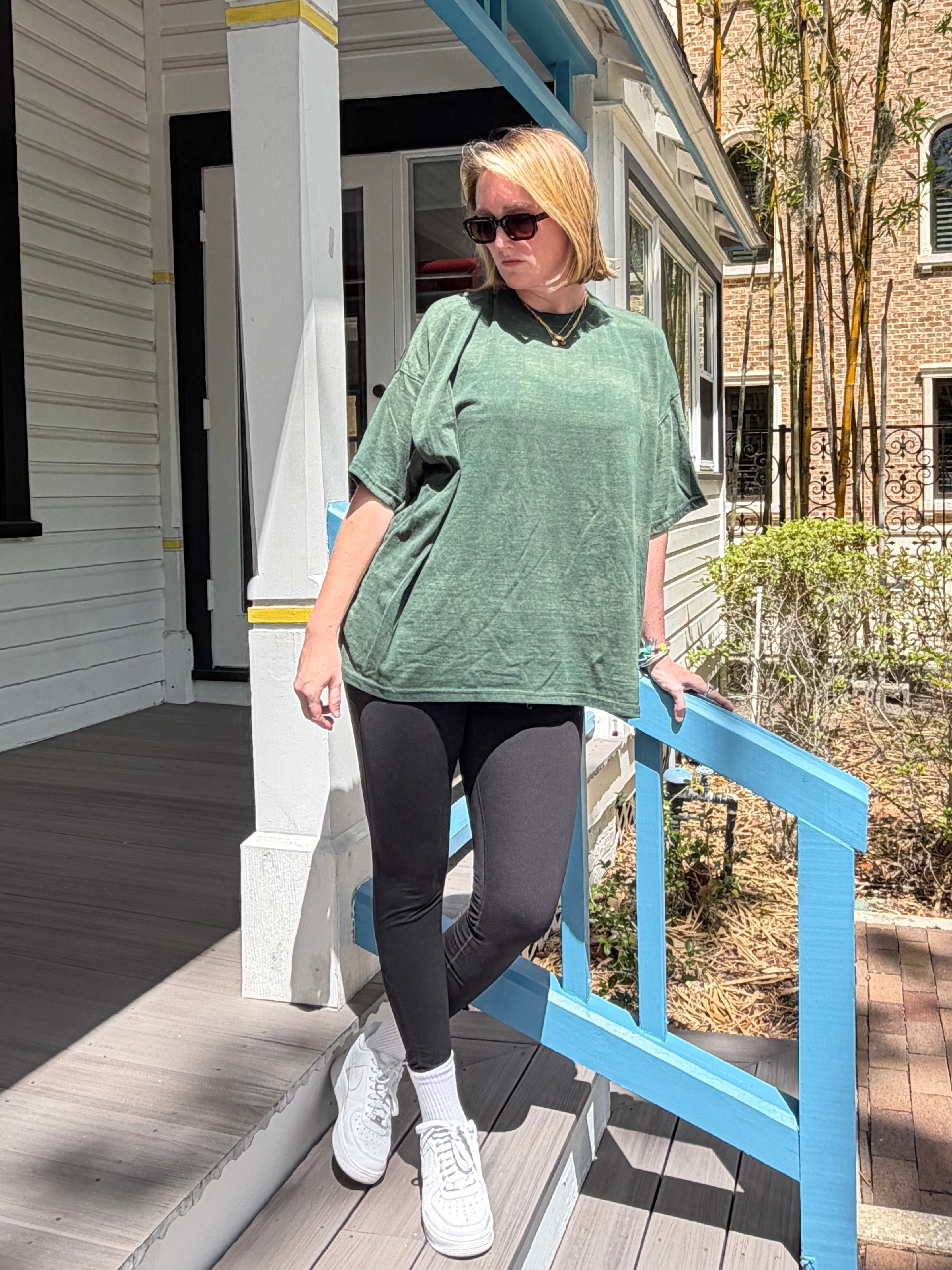 Forest Fade Oversized Tee – The Black Impala
