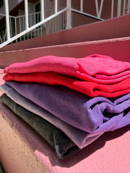 Sunset Pink Oversized Tee