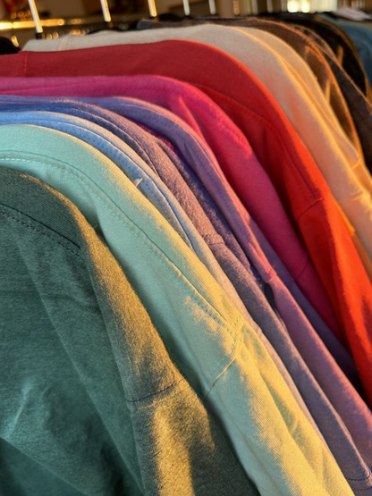 Dark Brown Acid Washed Unisex Oversized Loose Fitting T-Shirt