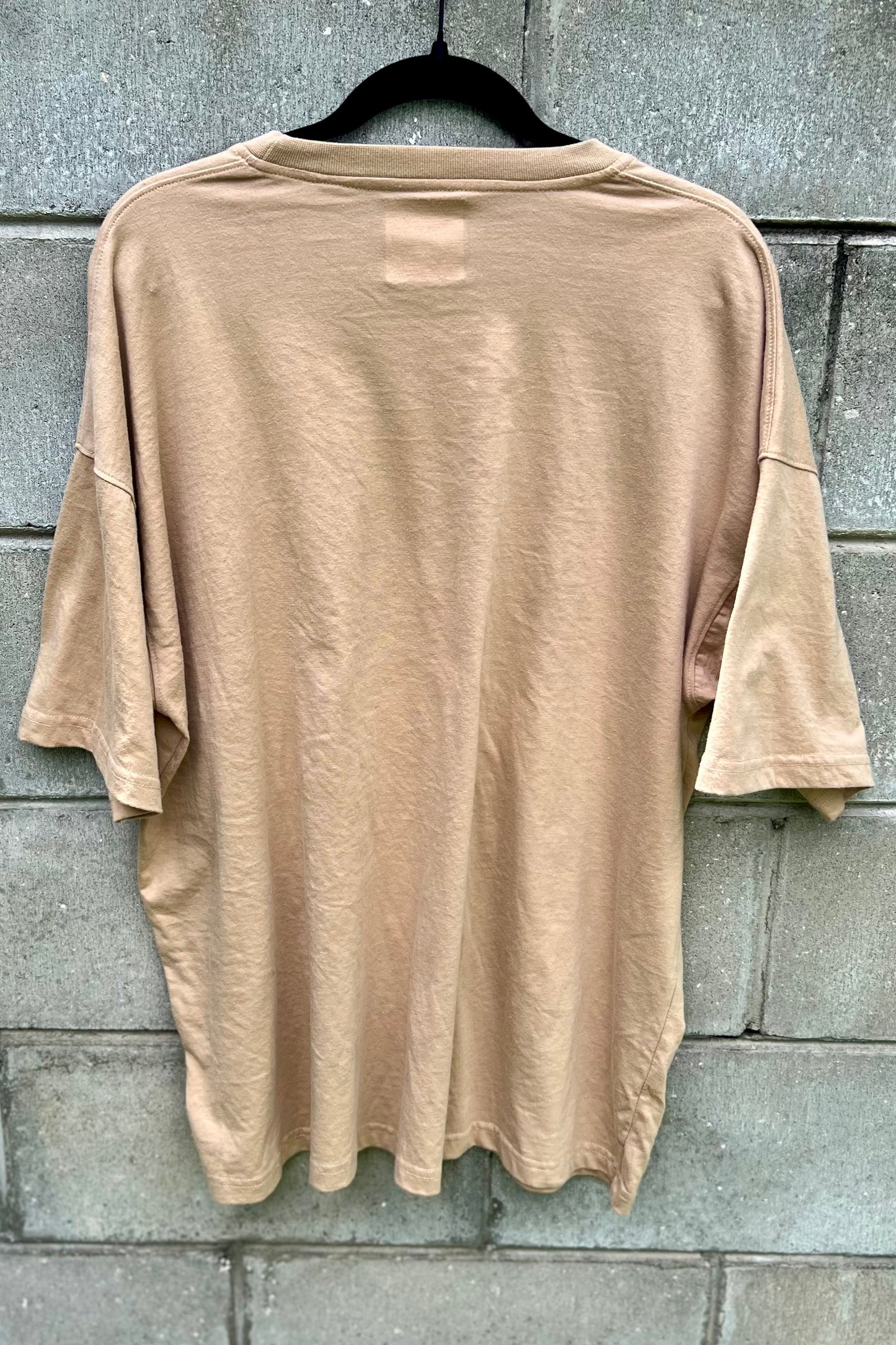 Oatmeal Oversized Drop Shoulder Unisex T-Shirt