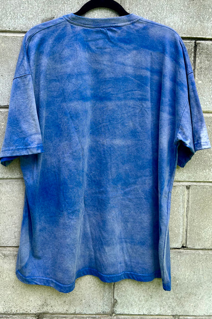 Blue Oversized Acid Washed Unisex T-Shirt