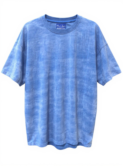 Royal Blue Oversized Acid Washed Unisex T-Shirt