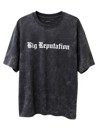 Big Reputation Loose Fitting Vintage Washed T-Shirt