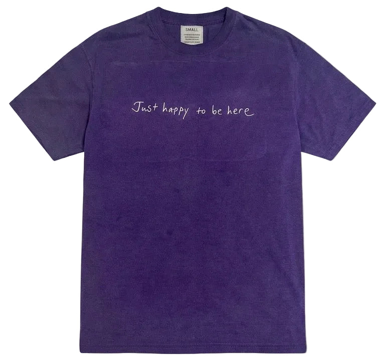 Just Happy to Be Here Oversized Graphic T-Shirt