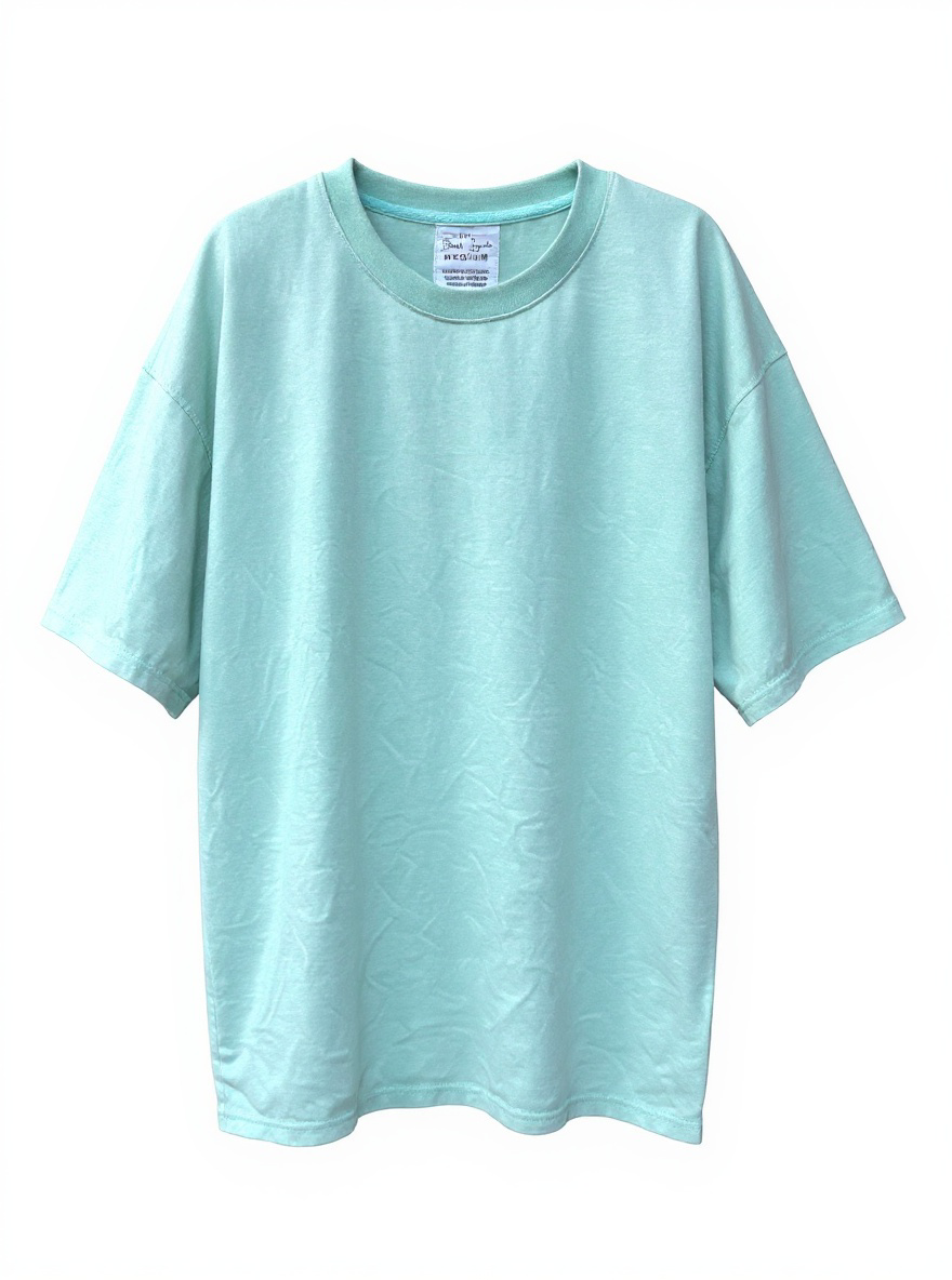 Mint Oversized Drop-Shoulder T-Shirt – Plain Soft Unisex Tee